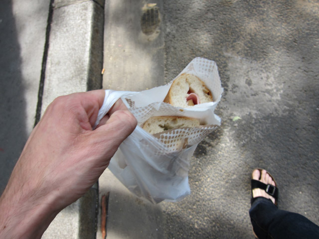 J'achète un sandwich