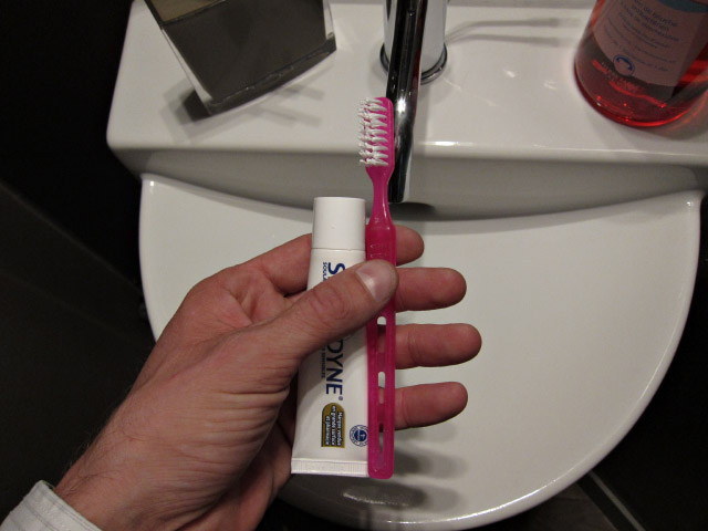 Je me brosse les dents
