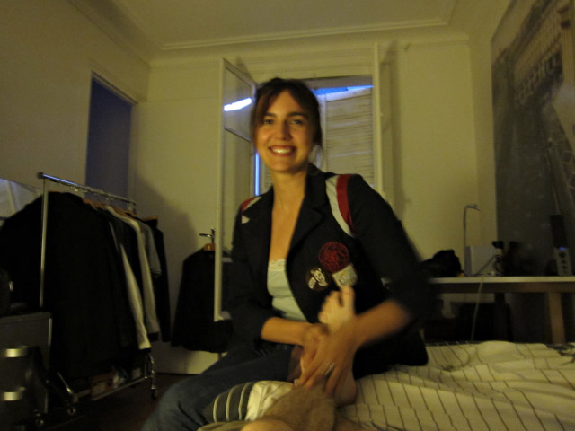 Visite surprise de Claire