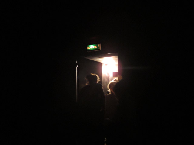 Le film est terminé. Nous sortons