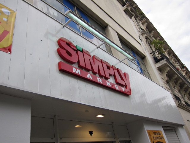 Je vais à Simply Market