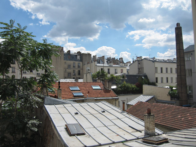 La vue depuis l'appartement