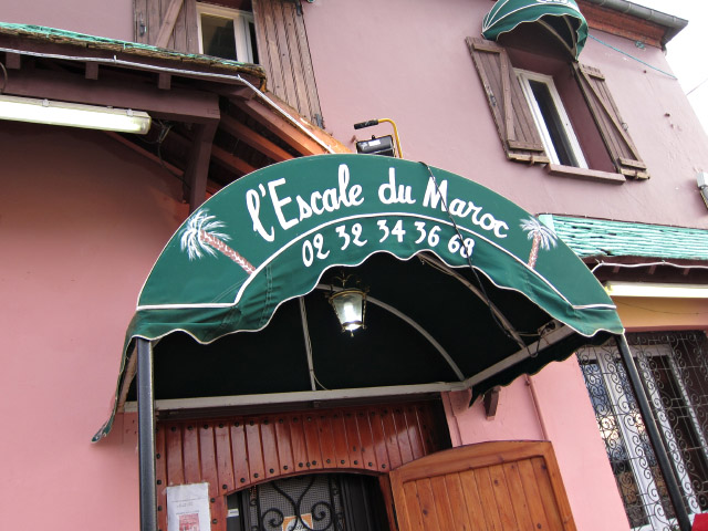 La devanture du restaurant