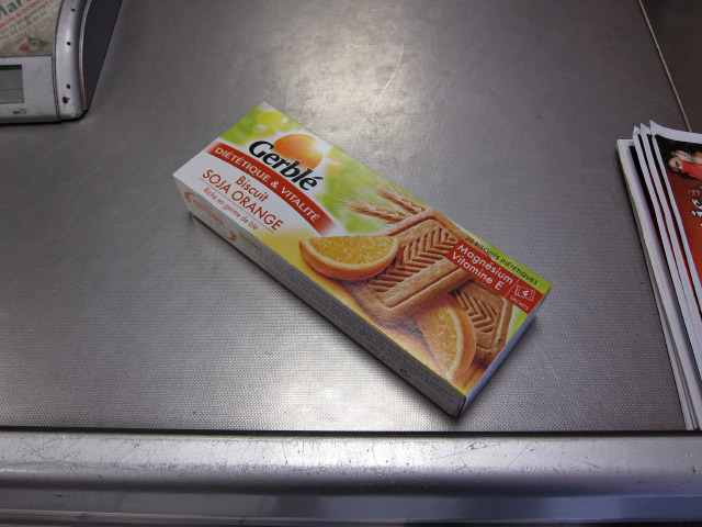 J'achète des biscuits