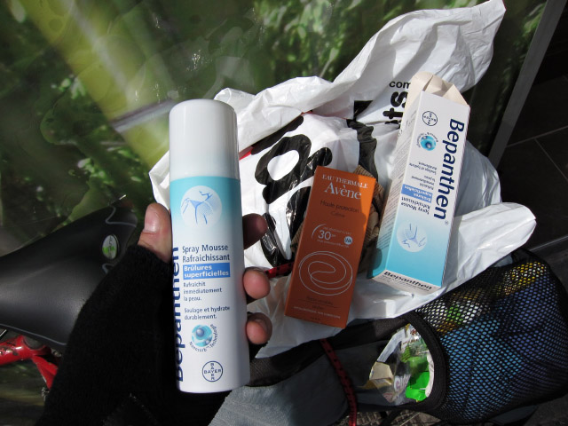 J'achète un spray pour les brûlures superficielles
