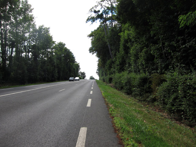 Une côte longue et pentue