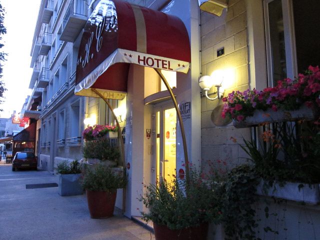 Je rentre à l'hôtel