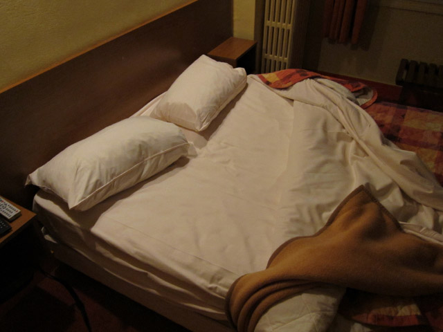 Je me mets au lit