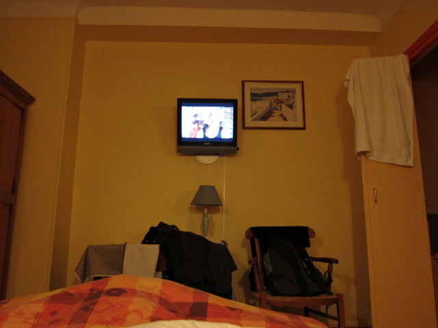 Je regarde la télévision