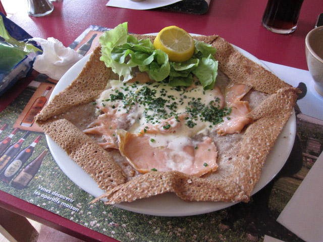 Je mange une galette