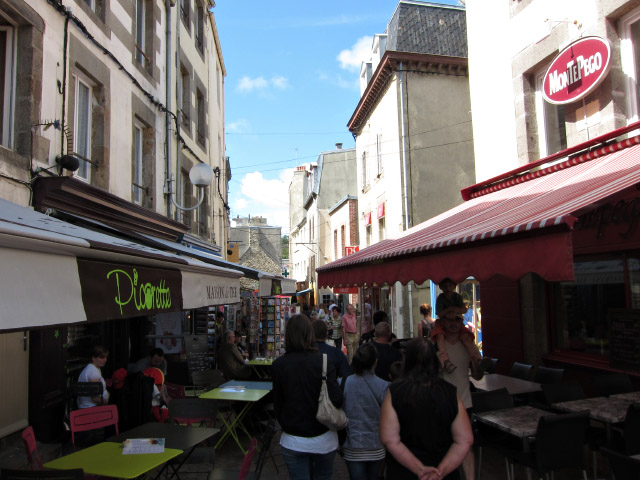 Je parcours les rues piétonnes