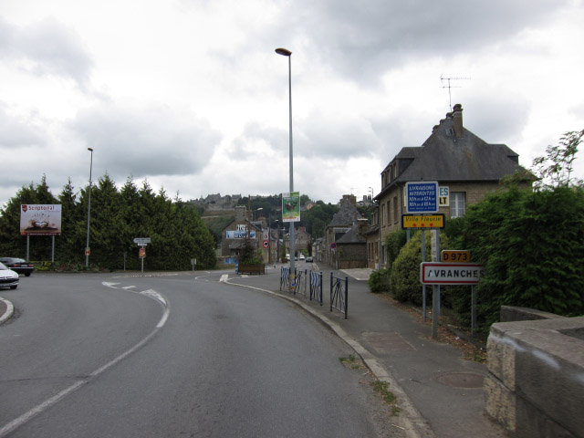 J'arrive à Avranches