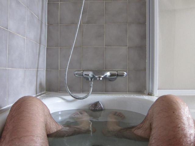 Je prends un bain