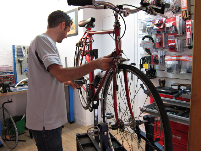 Je laisse mon vélo pour réparation