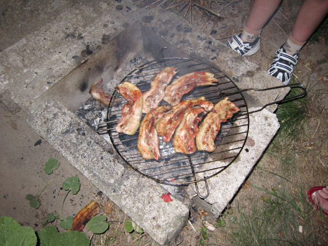 Des grillades