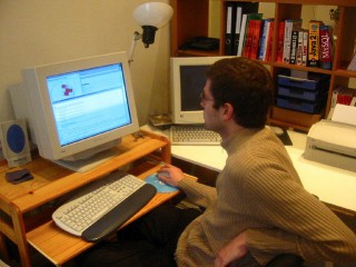 Je passe au bureau