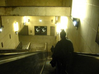 Nous prenons le métro
