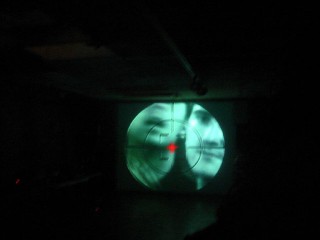 Une projection a lieu