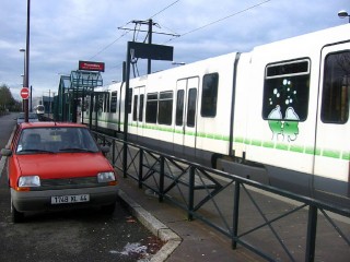 Je sors prendre le tramway