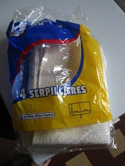 Je sors mes serpillères