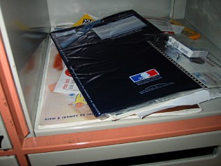Je prends mon courrier