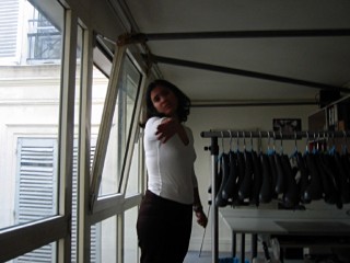 Zeina est au vestiaire