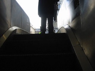 Je sors du métro