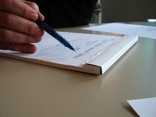 Nous prenons des notes