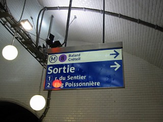 Je sors à Bonne Nouvelle