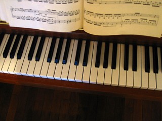 Je joue du piano