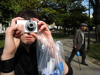 Marjolaine prend des photos