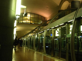 J'attends le métro