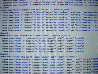 Je travaille sur le nouveau site de Spill