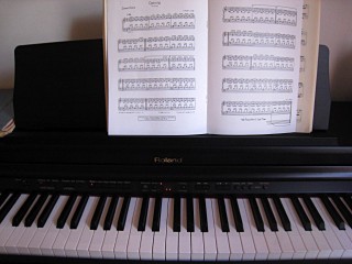 Je joue du piano