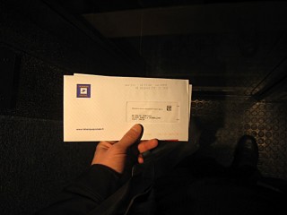 Jé récupère mon courrier