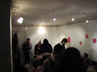Nous arrivons à la Galerie Mycroft