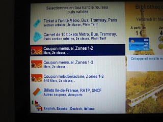 J'achète un nouveau coupon mensuel