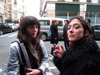 Je dis bonjour à Magali