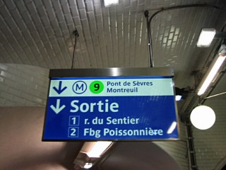 Je sors à Bonne Nouvelle