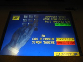 Je retire de l'argent