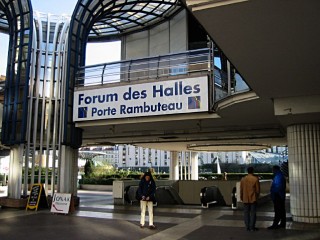 Je vais au Forum des Halles