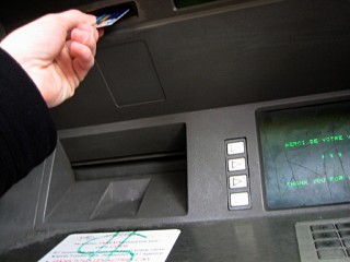Je retire de l'argent