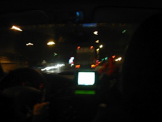 Je rentre chez moi en taxi