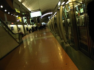 Nous prenons le métro