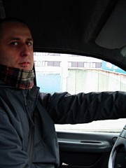 Edouard au volant
