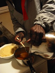 Je me fais livrer un couscous