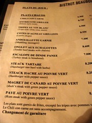La carte