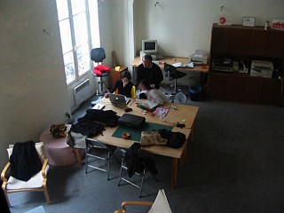 La vue depuis la mezzanine