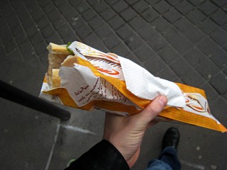 J'achète un sandwich