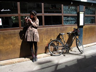 Marjolaine prend des photos